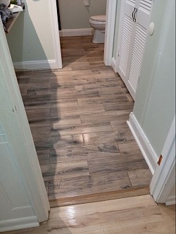 Tile floor